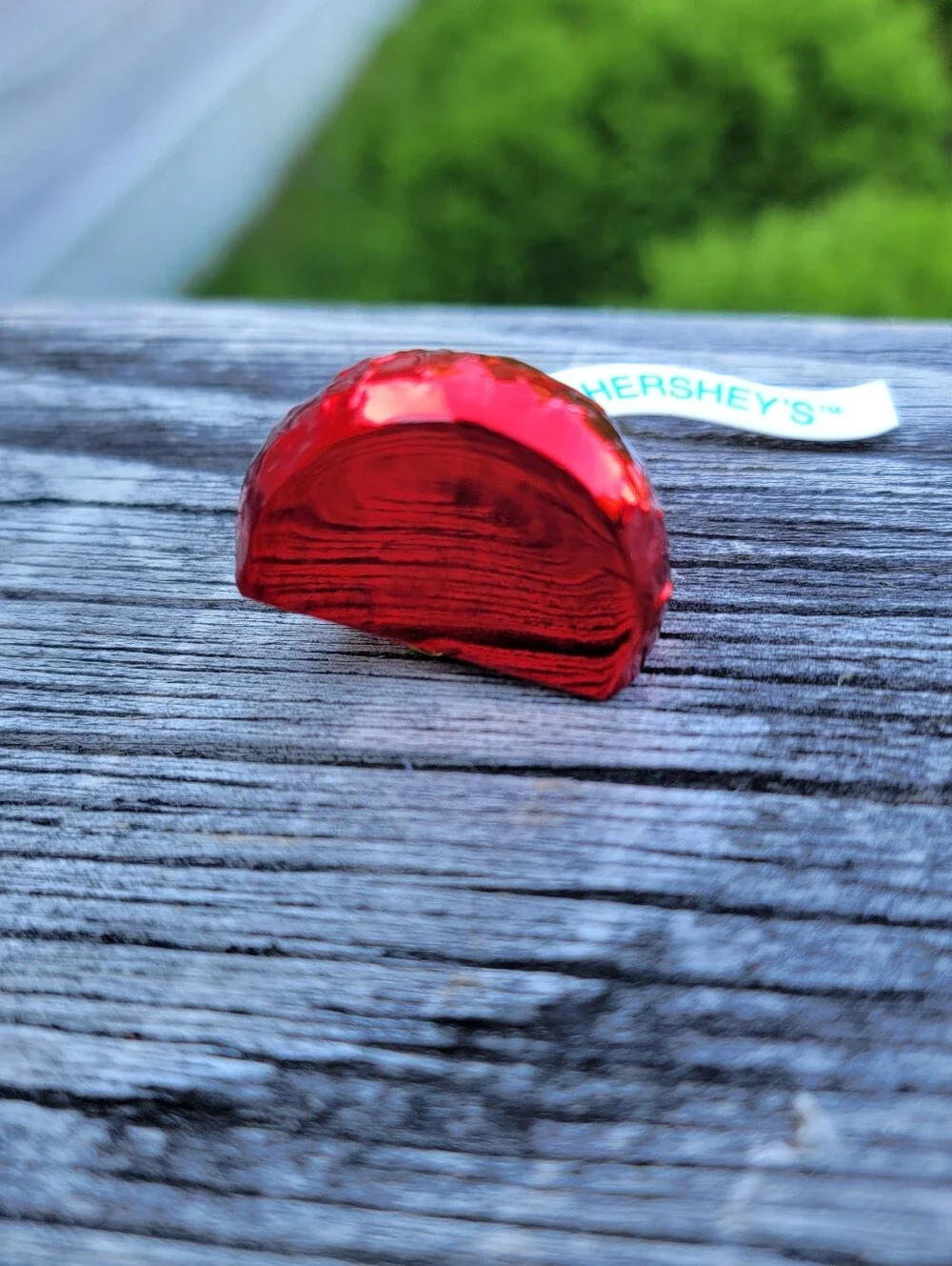 Vintage Red Hershey's Kiss Chocolate Candy Pin Brooch, 1996 HFC